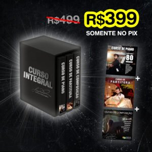 Combo Curso de Piano, Partitura e Composição
